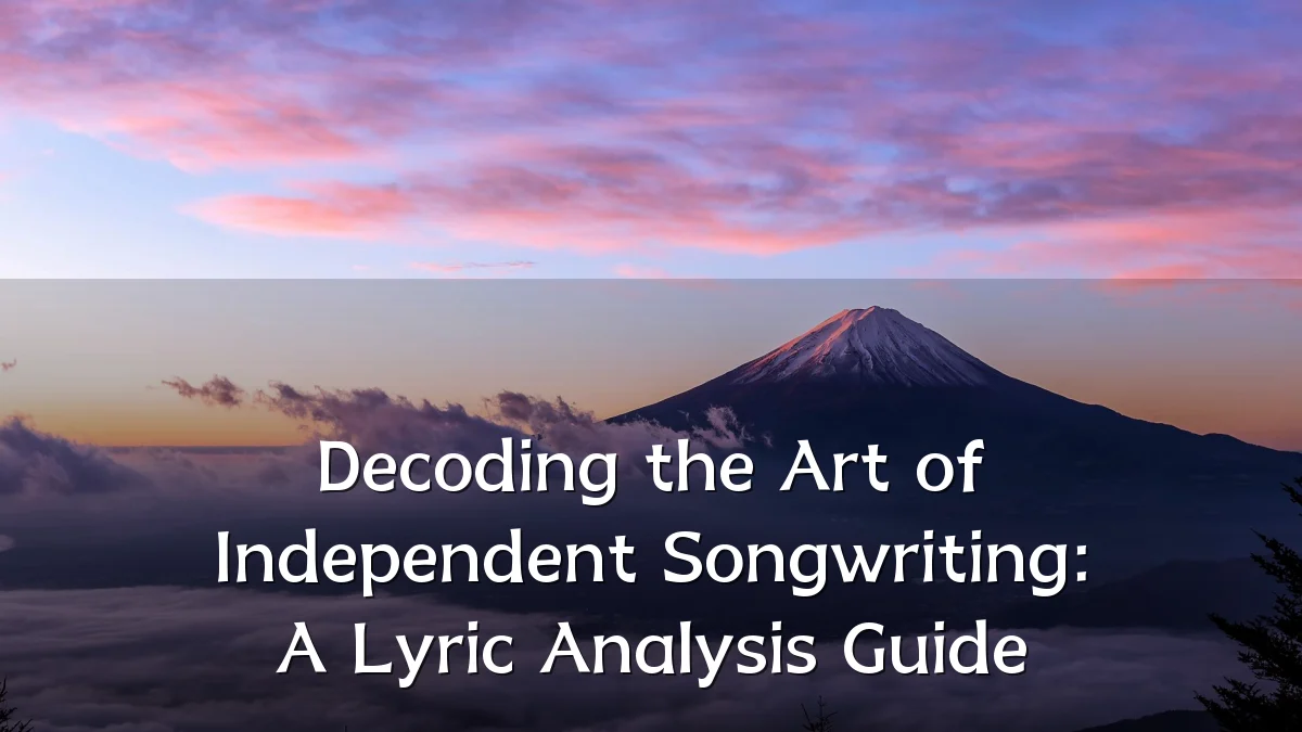 Decoding the Art of Independent Songwriting: A Lyric Analysis Guide