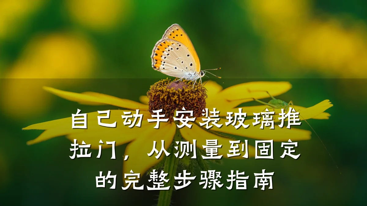 自己动手安装玻璃推拉门,从测量到固定的完整步骤指南