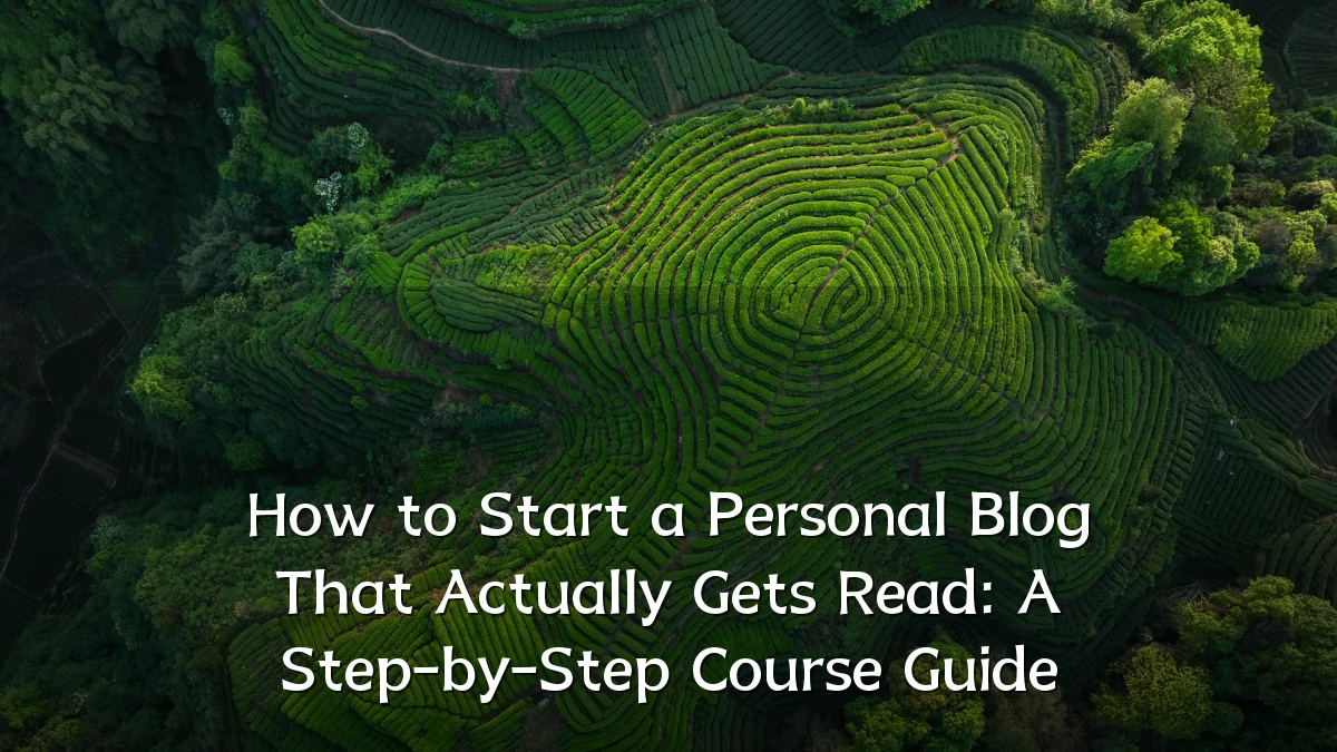 How to Start a Personal Blog That Actually Gets Read: A Step-by-Step Course Guide