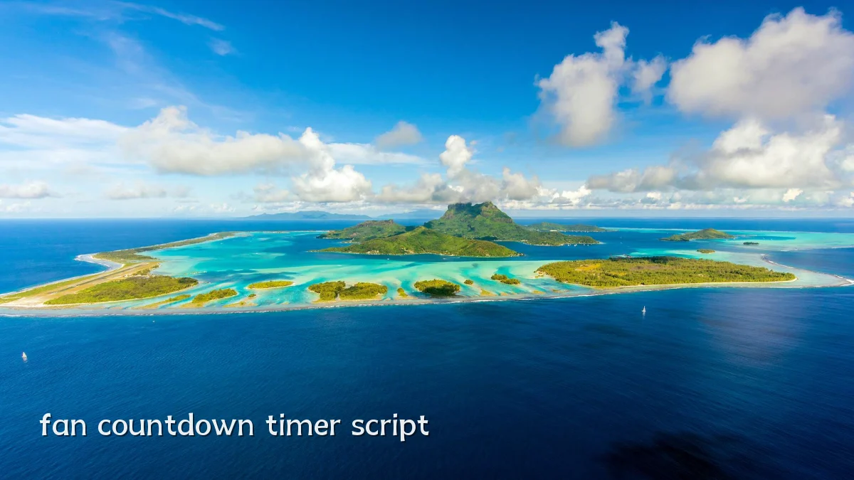 fan countdown timer script