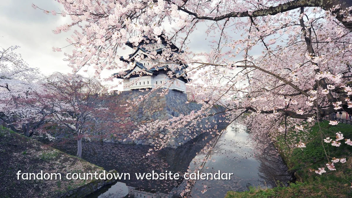 fandom countdown website calendar