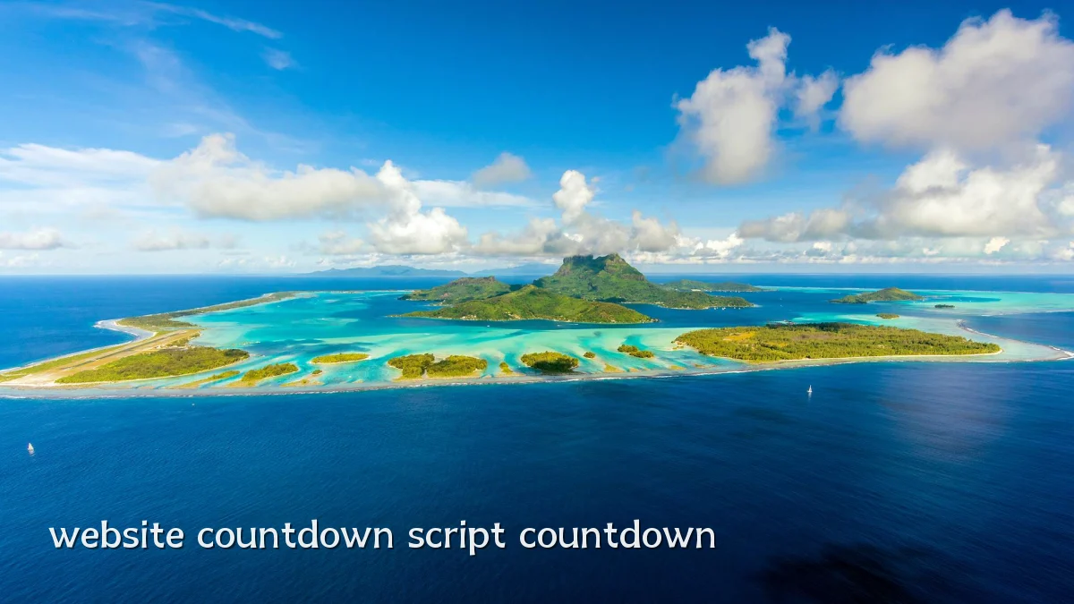 website countdown script countdown