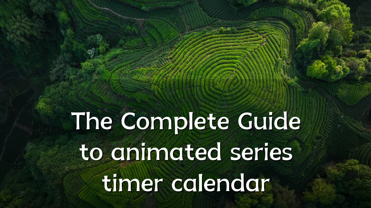 The Complete Guide to animated series timer calendar