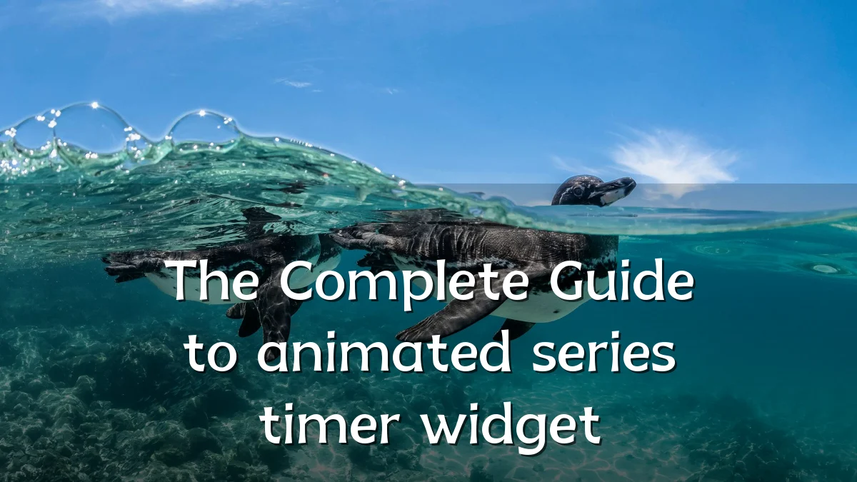 The Complete Guide to animated series timer widget