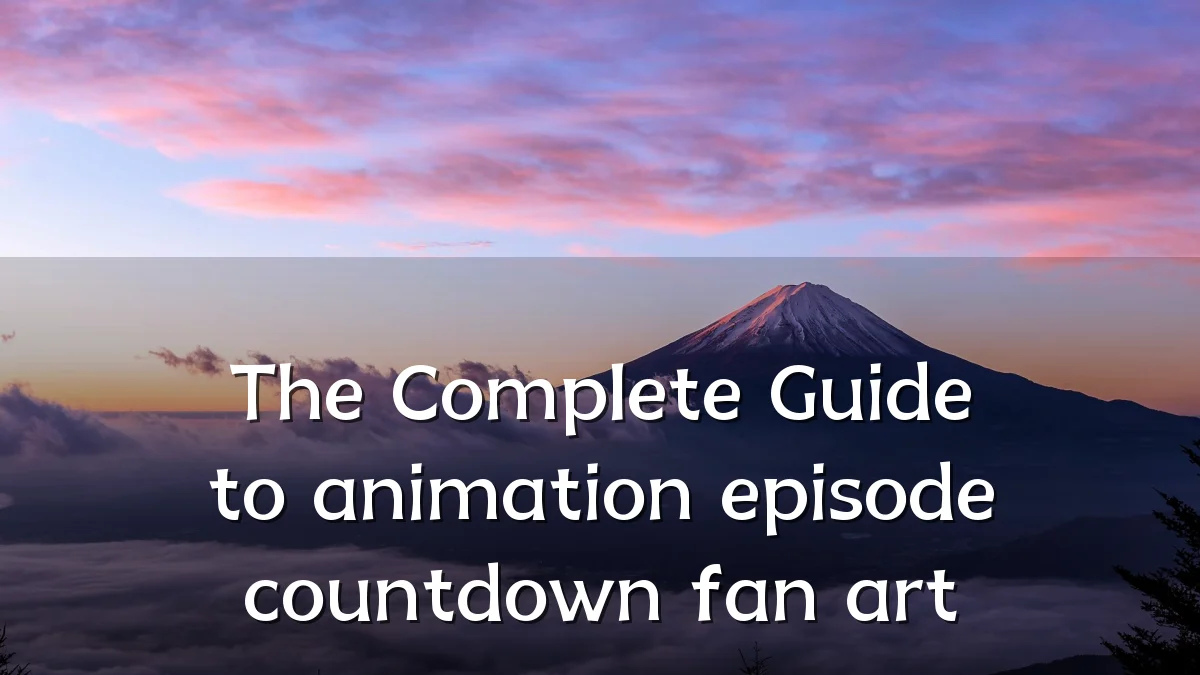 The Complete Guide to animation episode countdown fan art