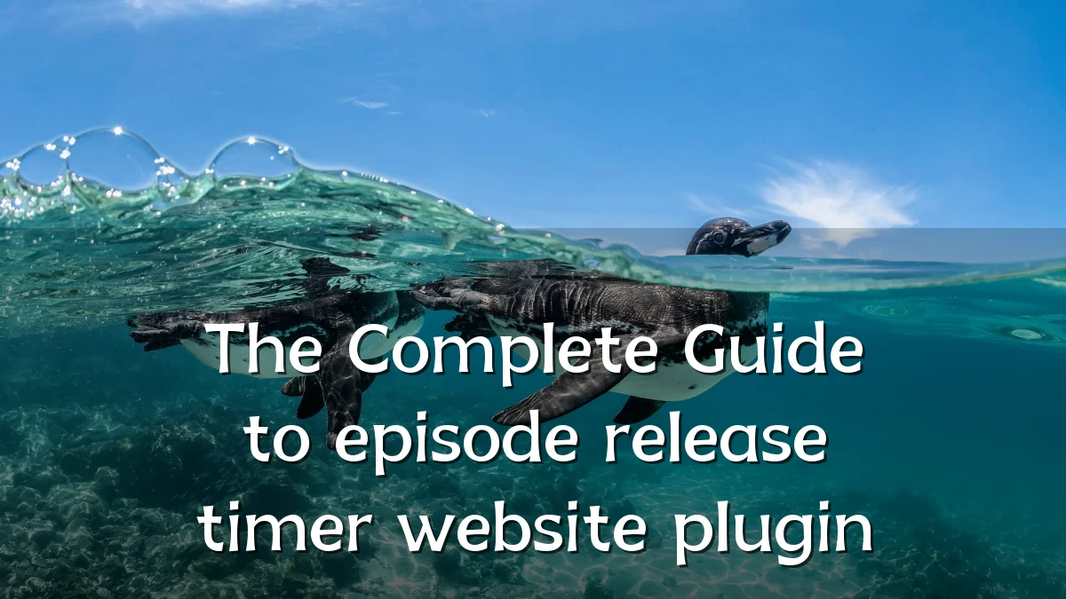 The Complete Guide to episode release timer website plugin