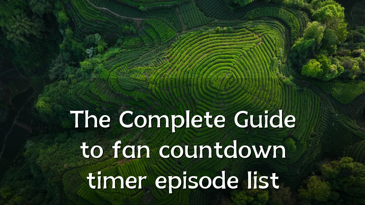 The Complete Guide to fan countdown timer episode list