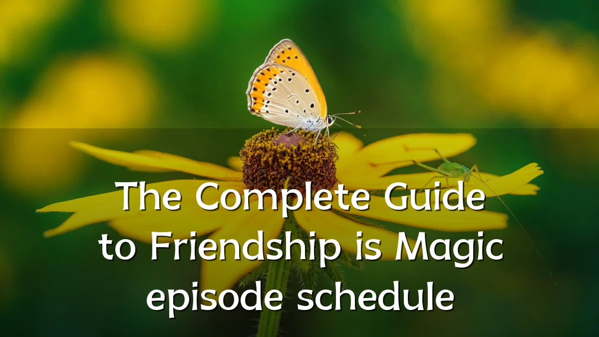 The Complete Guide to Friendship is Magic episode schedule