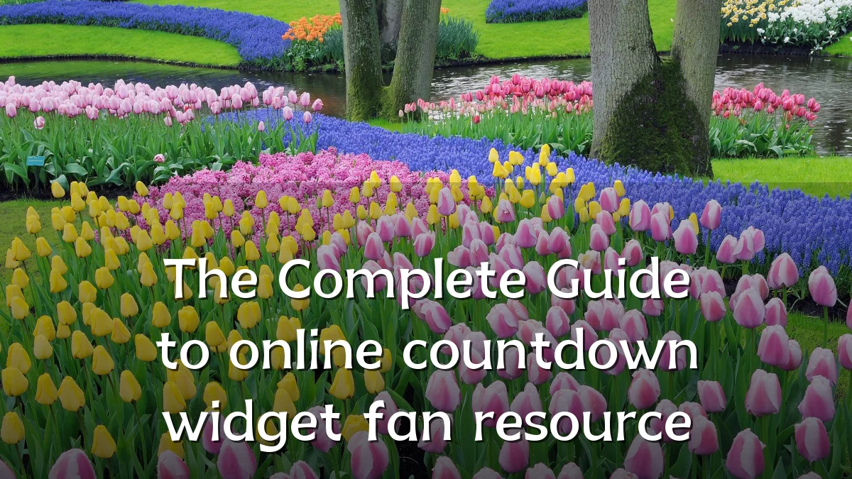 The Complete Guide to online countdown widget fan resource