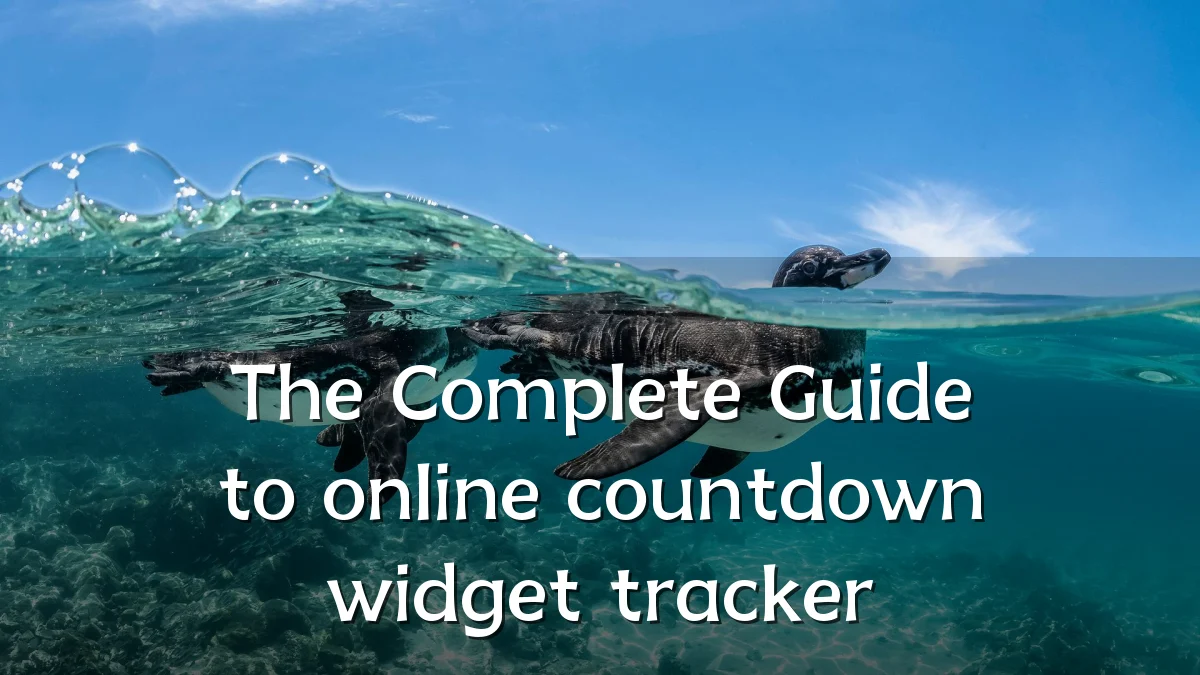 The Complete Guide to online countdown widget tracker