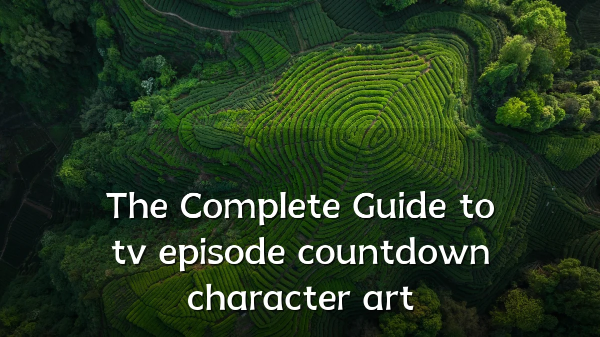 The Complete Guide to tv episode countdown character art