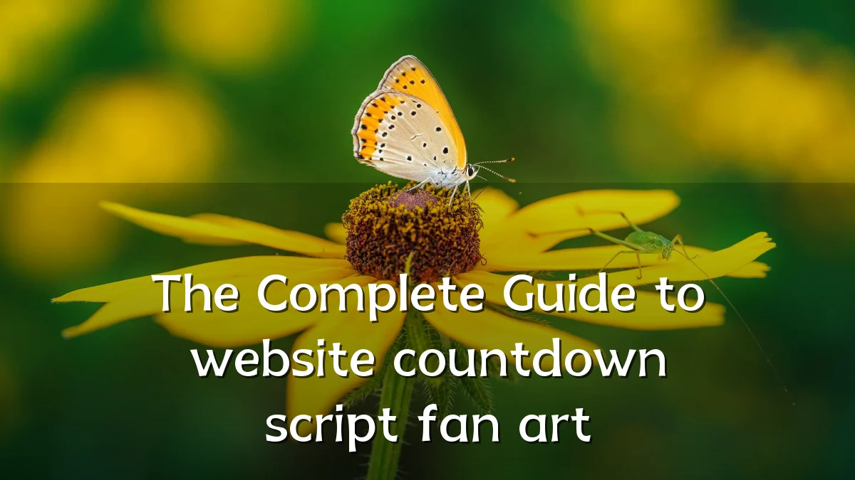The Complete Guide to website countdown script fan art