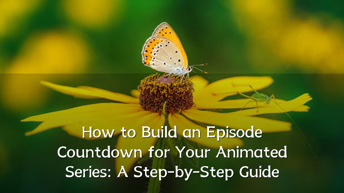 How to Build an Episode Countdown for Your Animated Series: A Step-by-Step Guide