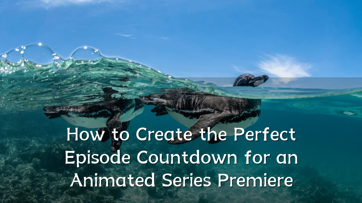 How to Create the Perfect Episode Countdown for an Animated Series Premiere