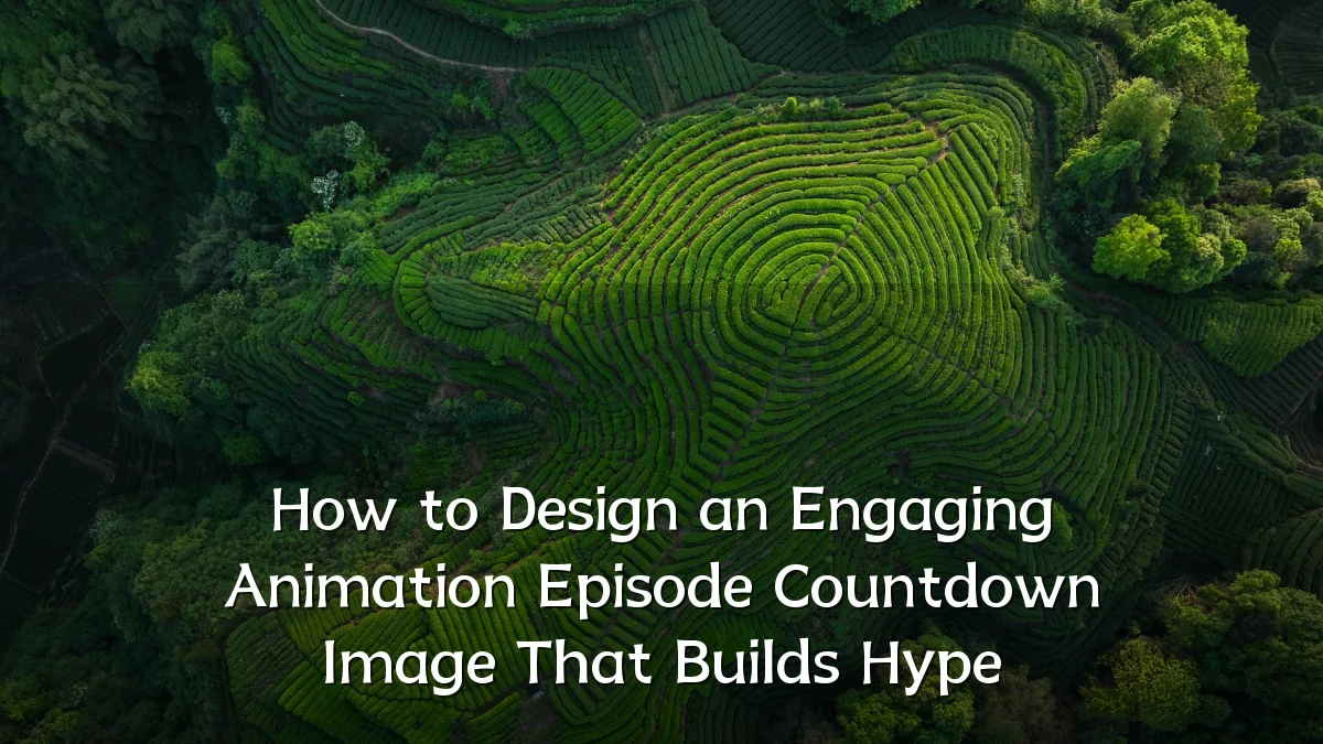 How to Design an Engaging Animation Episode Countdown Image That Builds Hype