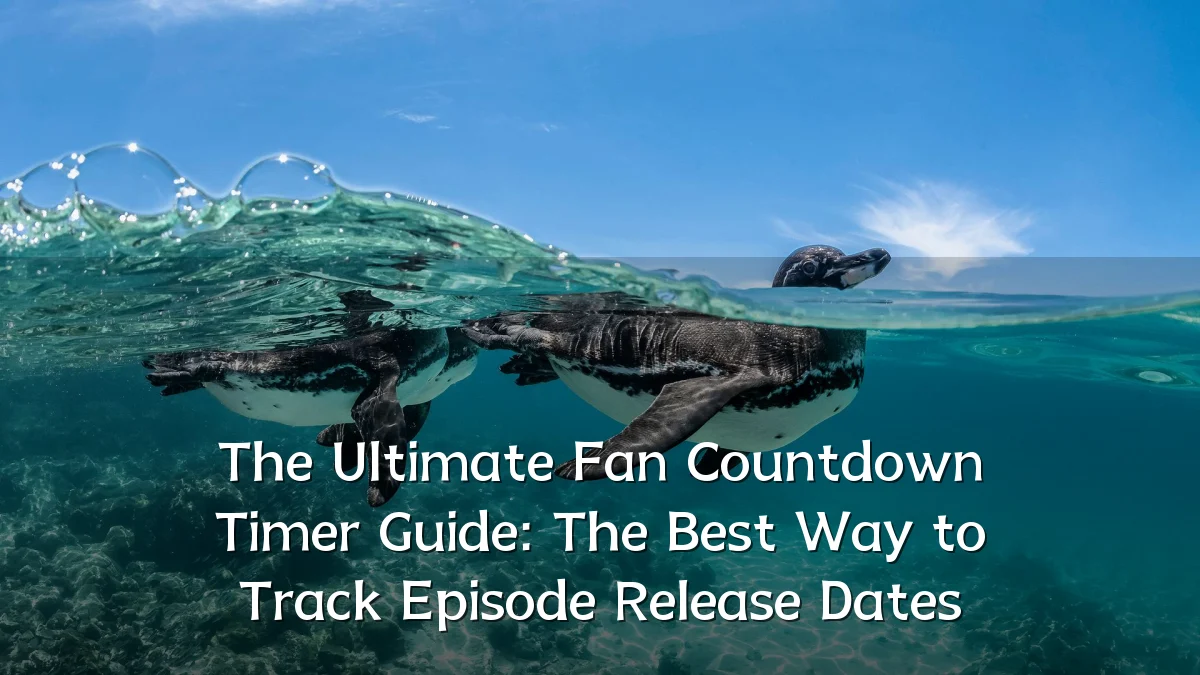 The Ultimate Fan Countdown Timer Guide: The Best Way to Track Episode Release Dates
