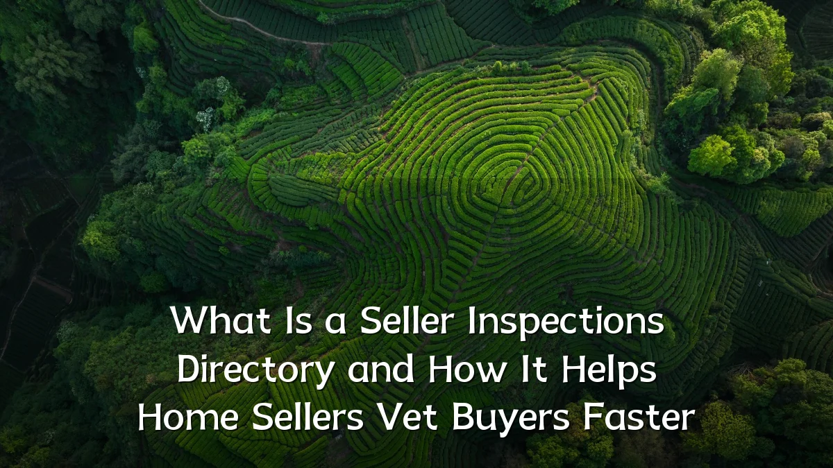 What Is a Seller Inspections Directory and How It Helps Home Sellers Vet Buyers Faster