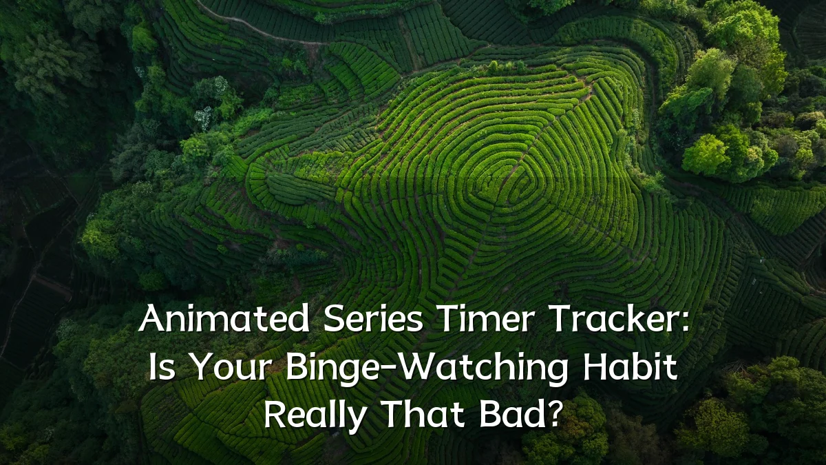 Animated Series Timer Tracker: Is Your Binge-Watching Habit Really That Bad?
