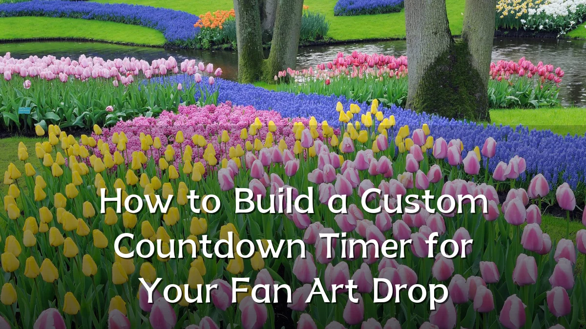 How to Build a Custom Countdown Timer for Your Fan Art Drop