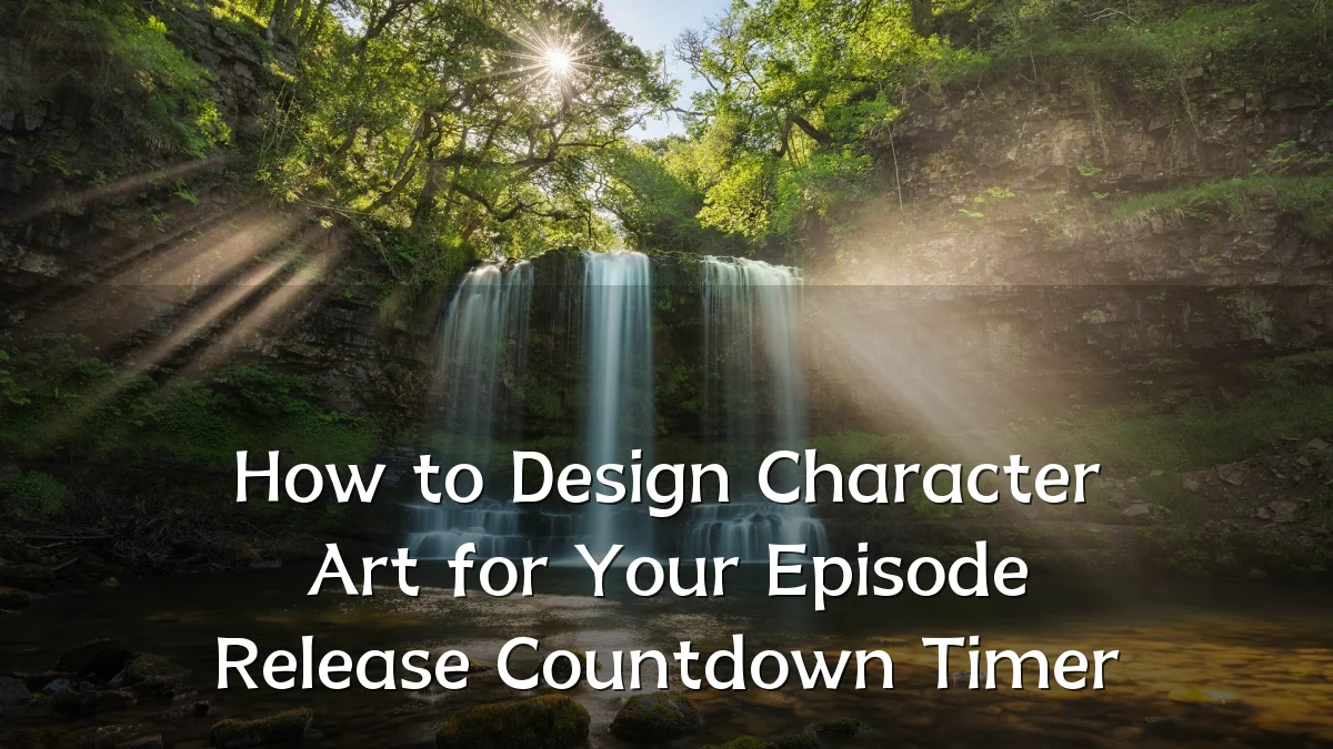 How to Design Character Art for Your Episode Release Countdown Timer