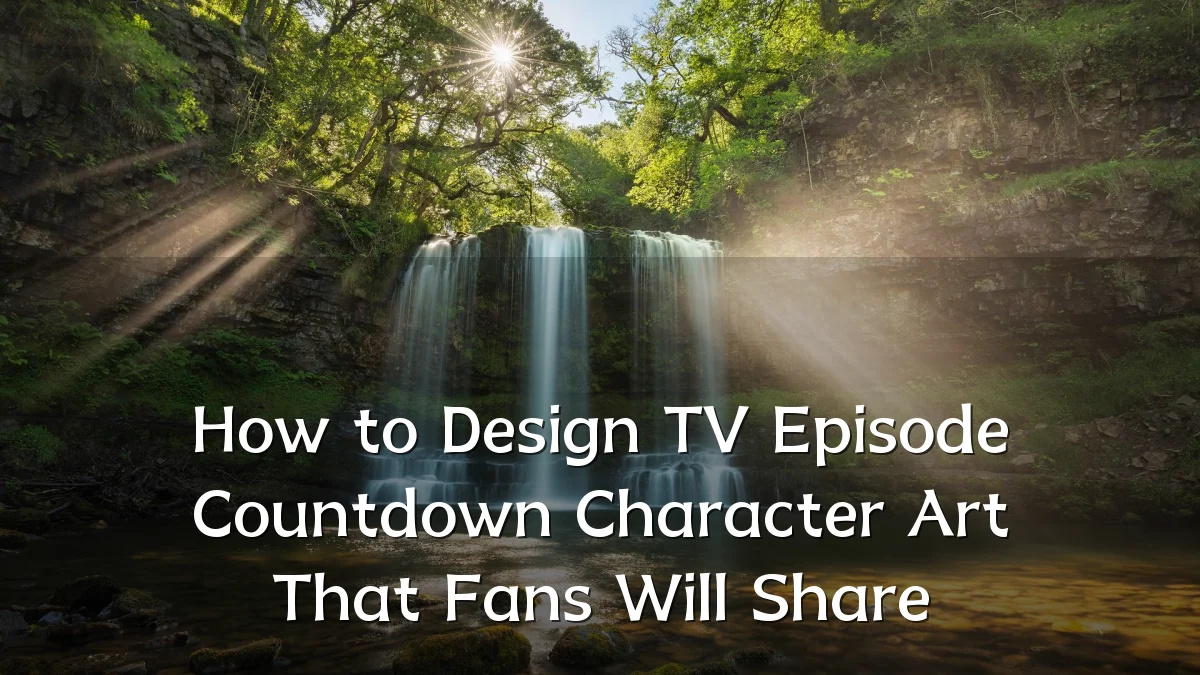 How to Design TV Episode Countdown Character Art That Fans Will Share