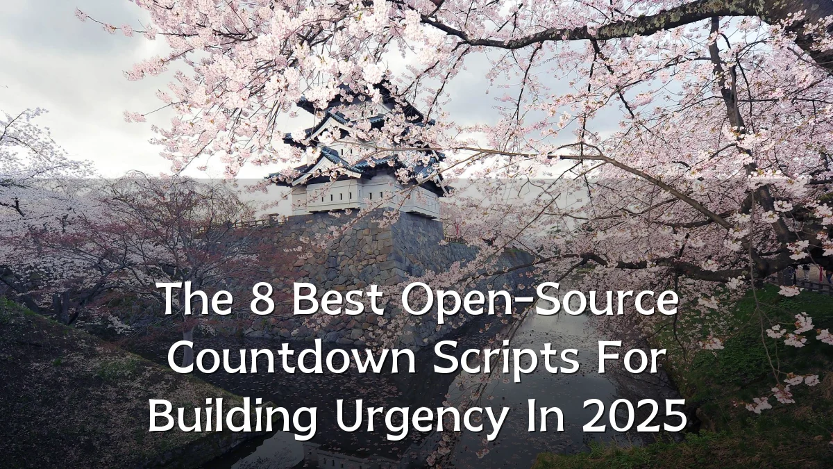 The 8 Best Open-Source Countdown Scripts For Building Urgency In 2025