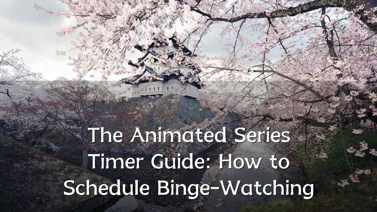 The Animated Series Timer Guide: How to Schedule Binge-Watching